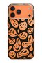 غطاء هاتف من السيليكون الشفاف بنمط الوجوه المبتسمة متوافق مع iPhone 17 Pro/18 Pro