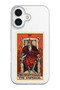 حافظة هاتف من السيليكون الشفاف بنمط The Emperor Tarot متوافقة مع هاتف iPhone 17