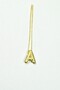 Three-Dimensional Steel a Letter Balloon Necklace