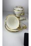Gilded Porcelain 6-Piece Coffee Cup Set Decorative Object Figurine Living Room Accessory Coffee Table Desk Living Room Decor - 7