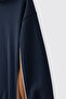 Boy's Hooded Navy Blue Sweatshirt - 4