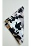 Fall Series Floral Pattern Cotton Digital Soft Shawl - Cream Coffee - 2