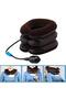 Neckline Pillow 3-Layer Inflatable Cervical Support (Brown) - 2