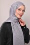 شال جاكار أزرق بنمط قضبان أنثراسايت - 3