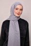 شال جاكار أزرق بنمط قضبان أنثراسايت - 4