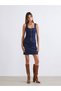 Vizyon New Season Square Neck Women's Jean Vest - 2