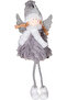 Christmas Ornament, with Fairy Figure, Gray - 11X34 cm