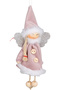 Christmas Ornament, Fairy Figure, Mixed Color - Hanging, Fabric, with Hanging Legs, Glitter Wings, Boxed, 3' - 4