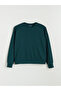 Xside Green Crew Neck Oversize Women's Sweatshirt - 5
