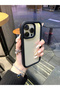 Solid Trim Transparent Back iPhone Case - 2