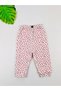 2-Piece Floral Patterned 100% Cotton Flexible Ribbed Knit Baby Girl Set - 2