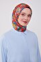 وشاح قطني أصفر اللون