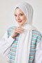 Off-white frozen shawl - 4