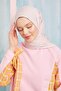 Candy Pink Five Combed Cotton Shawl - 2
