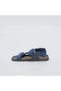 Hook and loop hiking sandals BLUE - 4