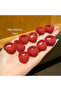 10 Pieces Heart-Shaped Children's Rubber Buckle Set - 2