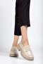 746-759 Beige Yanki High-Sole Loafer Shoes - 3