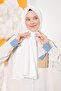 شال Cazz قطن أبيض مكسور - 2