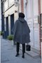 Milena Herringbone Cashmere Poncho – 2012 - 5