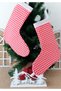 Home New Year Socks Accessory (Double Set with Checks)