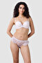 Lotus Broderie Pink Strapless Bra - 2