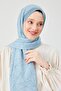 Mint Green Geometric Pattern Violet Medina Silk Shawl - 3