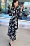 Side Tie Crystal Fabric Dress 6K166 - 2