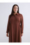 Esvab • Modern & Distinctive Drawstring Modal Blend Shirt Dress - 7