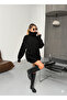 Women's Turtleneck Oversize Knitwear Sweater - 2