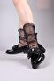 Nia Bird's Eye Bow Loafer Black - 2