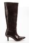 Syt-2025 Brown Crocodile Pattern Casual Women's Boots - 4