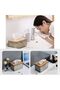 Clear Acrylic Tissue Box with Bamboo Lid – Transparent Tissue Holder - 3