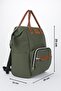 Mother Baby Care Backpack with Strap Attachment and Leather Detail - 2