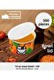 وعاء شوربة 14 أونصة + غطاء - 500 قطعة