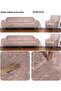 Soft Washable Fur Stain-Resistant Elastic Velvet Sofa Cover Set, 4-Piece"set