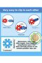 Masterflakes Educational Locked Discs Stem Training Compatible 5 Colors and 300 Pieces Building Toy Set - 4