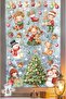 Christmas Themed Children's Room Glass Sticker Set – Pine Tree, Snowman, Gift Christmas Figures 44 Pieces - 2