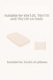 100% Cotton Satin Fitted Sheet Set - Space Park Bed 70X120 35X45 - 2