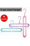 (4 Pcs) Practical Multi-Functional 9-Compartment Magic Smart Hanger - 9-Compartment Hanger with Movable Head - 2