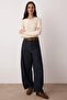 Stone Corded Fabric Flexible Long Sleeve Crew Neck Knitted Blouse Twoaw26Bz00313 - 2