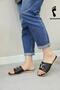 Women's Comfortable Summer Holiday Daily Home Buckle Written Slippers 935za120