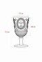 Acrylic Pink 6-Piece Glass & Water Soft Drink Coffee Side Cup 450 ml (Not Glass) - 5