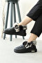 Genuine Leather & Fur Women's Sports Boots 733Kza0024