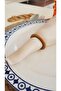 8-Piece Set Natural Wooden Serving Napkin Holder, Ring Napkin Ring - Wedding Invitation Organization, Event - 3