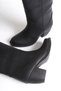 Thalyven Women's Short Boots 00126040 Black Skin - 7
