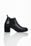 Genuine Leather Daily Women's Classic Heeled Boots / Bootie Dc2038