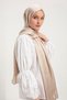 Hijab Women's Janjan Crinkle Evening Dress Shawl-Stone- 70X190Cm
