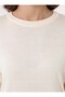 Soft Knitted Basic Sweater - Cream - - 4