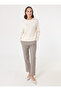 Soft Knitted Basic Sweater - Cream -