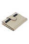 Cream Genuine Leather Men's Credit Card Holder - S1Kk00001617-N30
